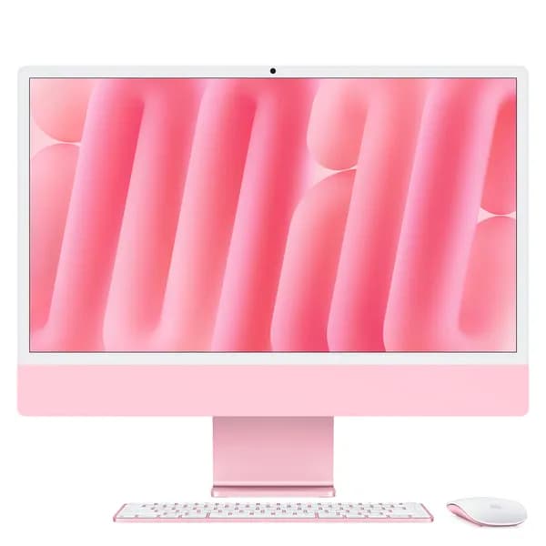 Apple iMac 24" (M4 10C / 10C), 16 Gt, 256 Gt, MacOS - All-in-one, Pinkki – Apple