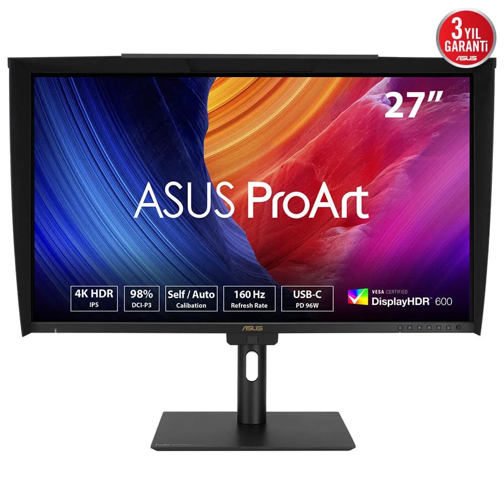 ASUS ProArt PA27UCGE 27" 4K UHD, IPS, 160 Hz, USB-C hub, KVM Switch -näyttö – ASUS