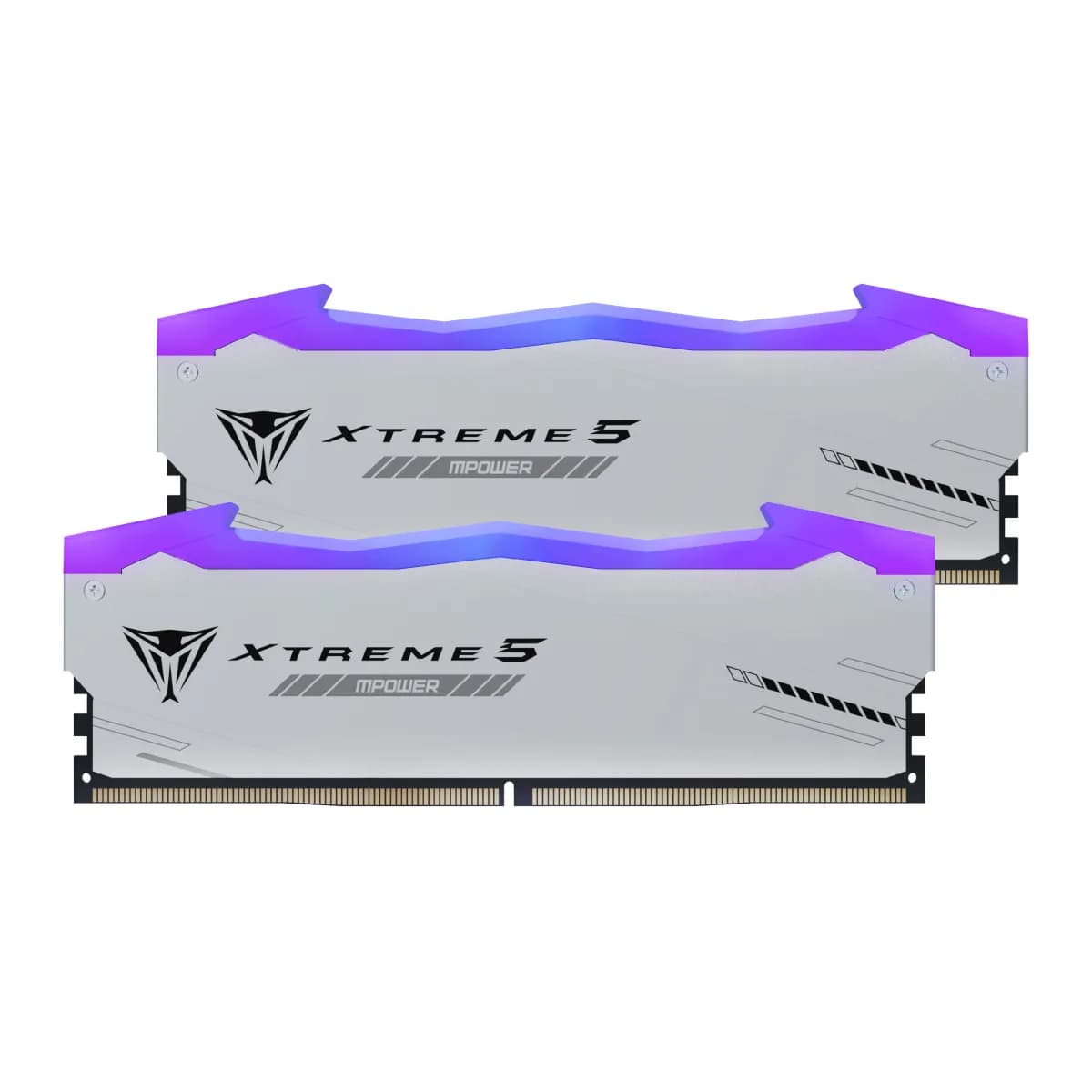 Patriot Viper Xtreme 5 RGB 48 Gt (2 x 24 Gt) DDR5 8000 MHz, CL38 -muisti, hopea (XMP)