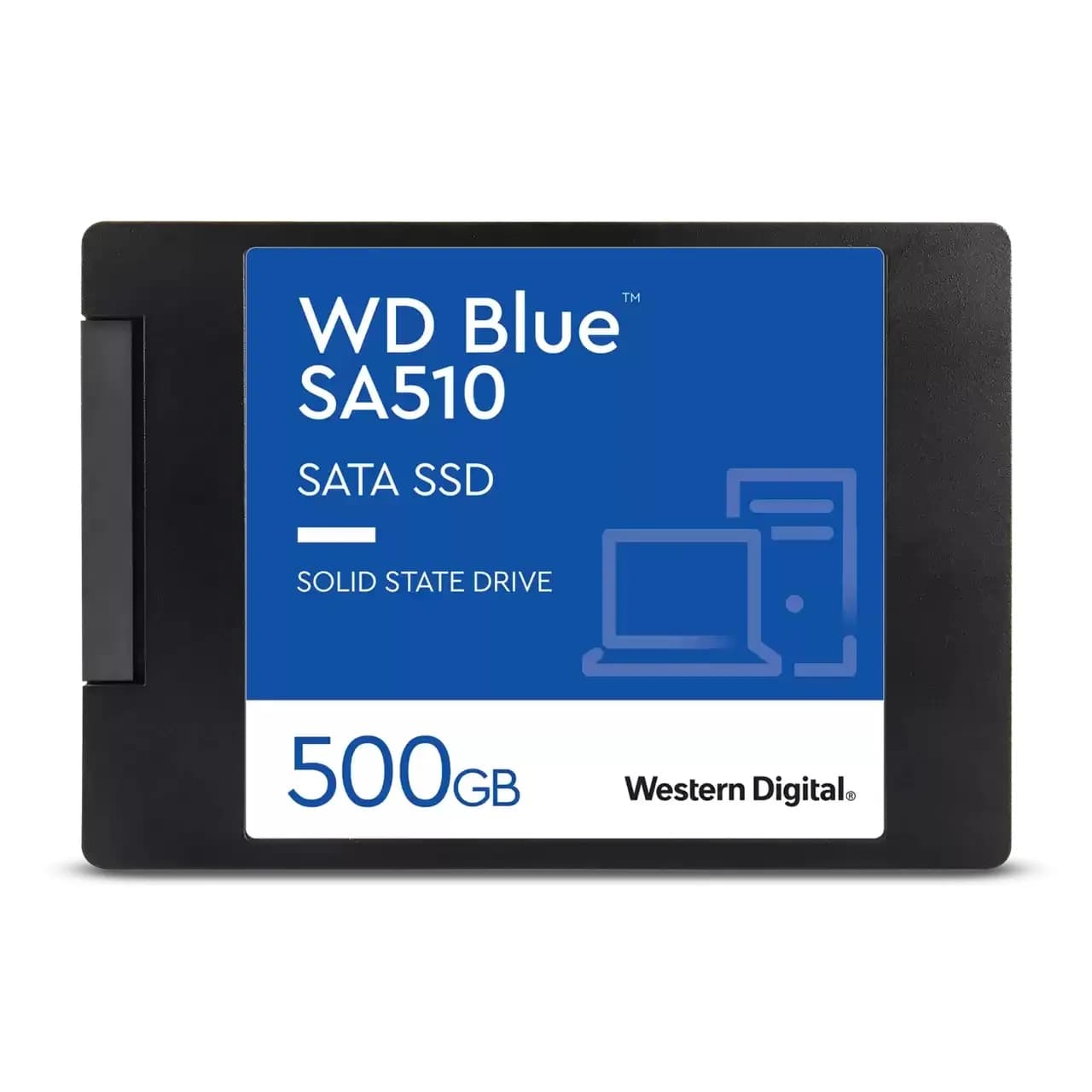 WD Blue SA510 500 Gt 2,5" SATA -SSD-levy – SanDisk