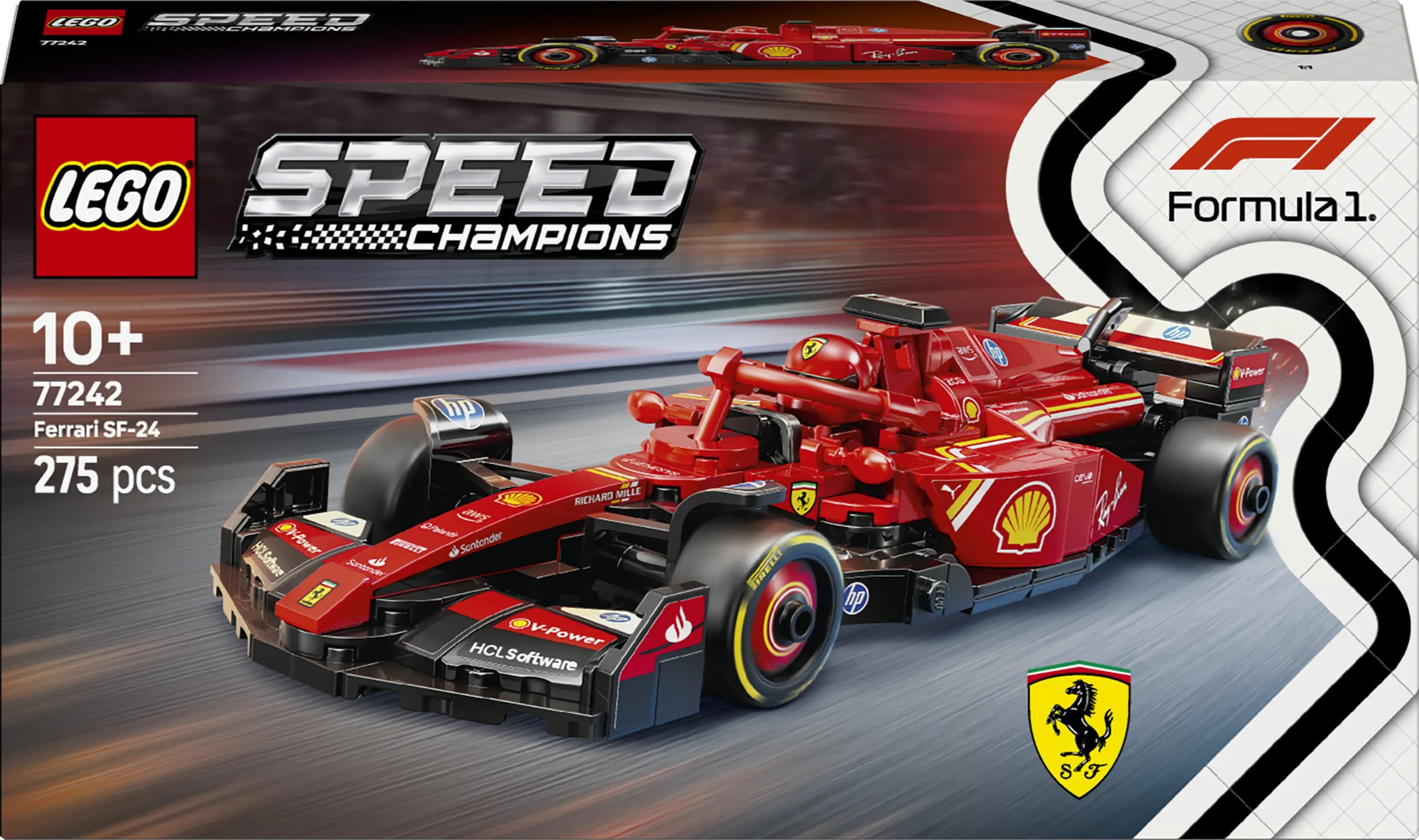 LEGO Speed Champions Ferrari SF-24 F1 Kilpa-auto 77242 – LEGO