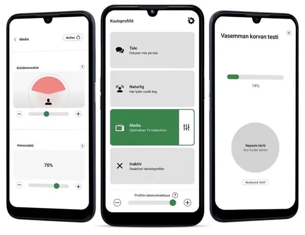 Doro HearingBuds -langattomat nappikuulokkeet, musta – Doro