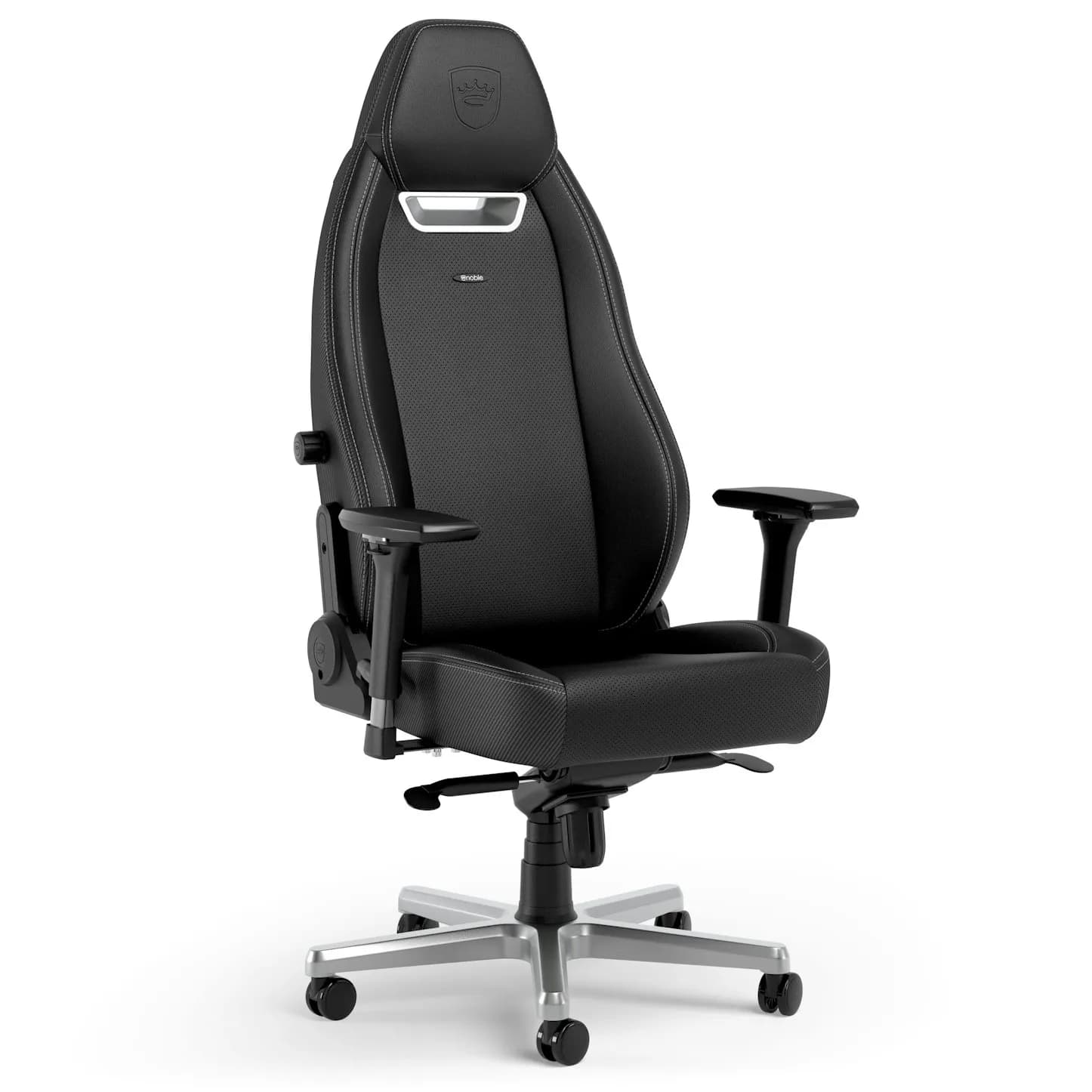 Noblechairs Legend, PU Leather -pelituoli, Silver Edition – NOBLECHAIRS