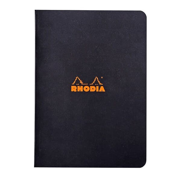Rhodia Classic stapl black A5 ruled – RHODIA
