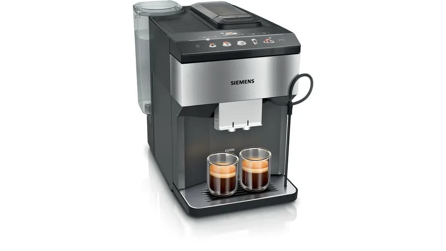Siemens TP516DX3 EQ.500 classic connect  -espressokeitin, musta, Ruostumaton teräs