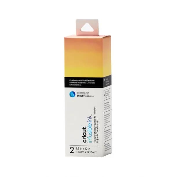 Cricut Joy Infusible Ink -siirtoarkit 2 kpl (Pink Lemonade) 11.4 x 30.5 cm – CRICUT