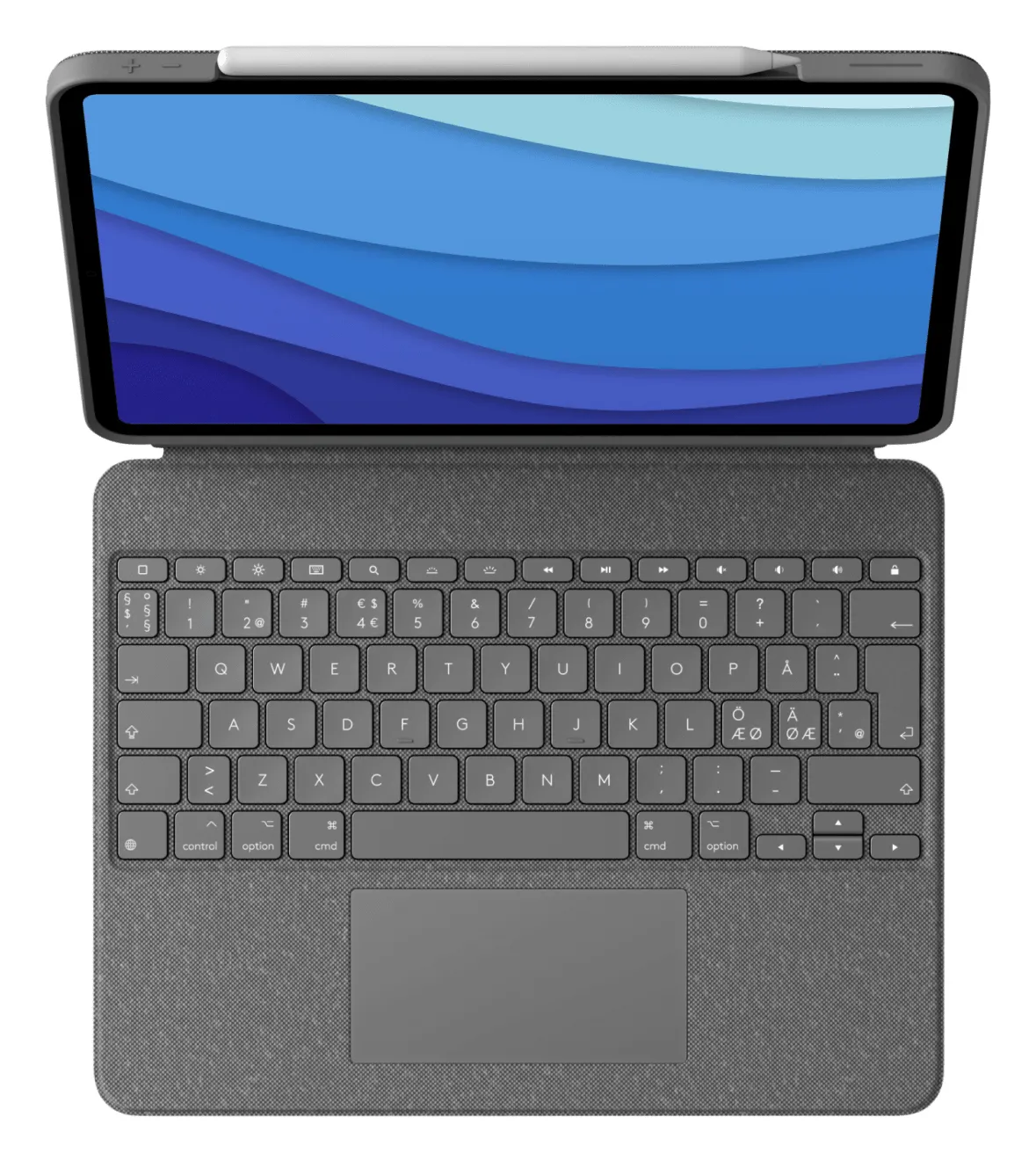 Logitech Combo Touch for iPad Pro 12.9-inch (5th generation) - GREY (Nordic) – Logitech