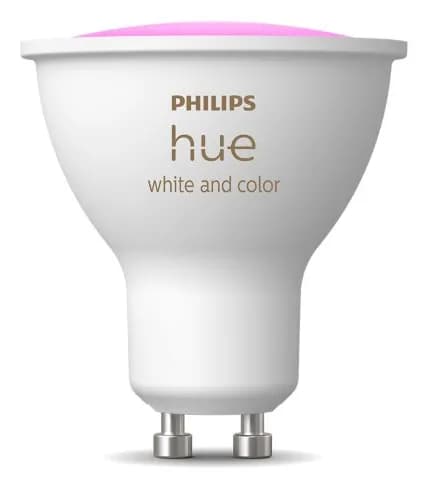 Hue White and Color Ambiance GU10 400lm 1-pack – Philips