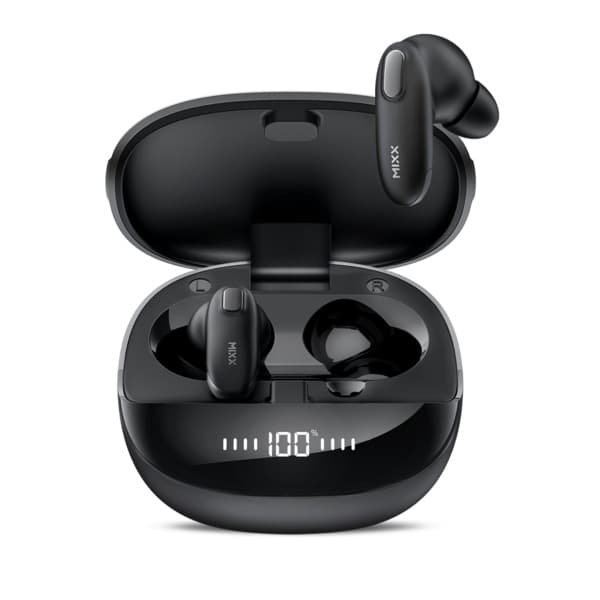 MIXX StreamBuds Mini Charge 2 -langattomat nappikuulokkeet, musta – MIXX