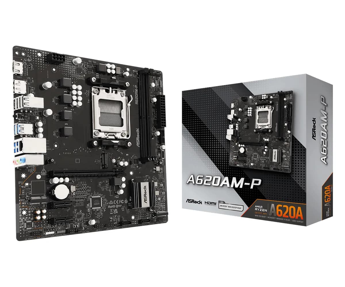 ASRock A620AM-P AM5 mATX-emolevy