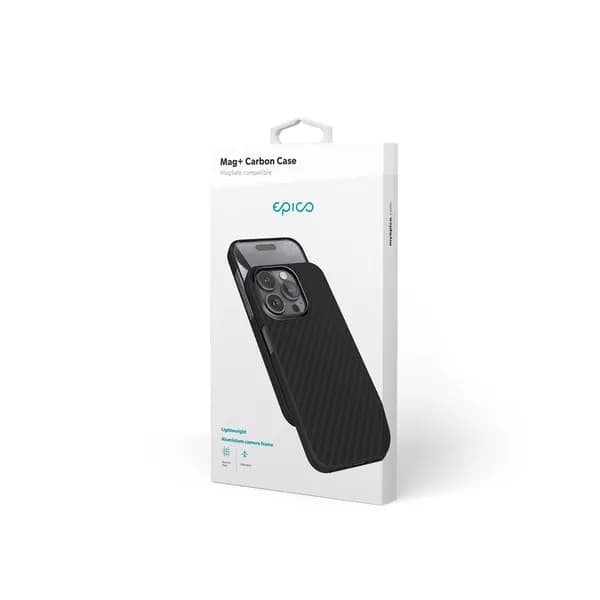 Epico Mag+ Carbon Case for iPhone 16 Pro - black – EPICO
