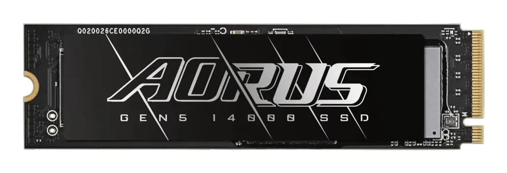 GIGABYTE AORUS Gen5 14000 1 Tt M.2 PCIe 5.0 NVMe -SSD-levy – Gigabyte