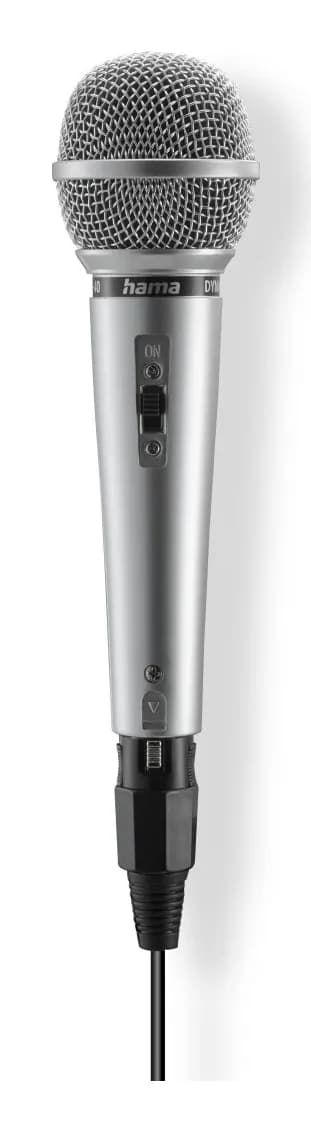 Hama Jam Star dynaaminen -mikrofoni, hopea – Hama
