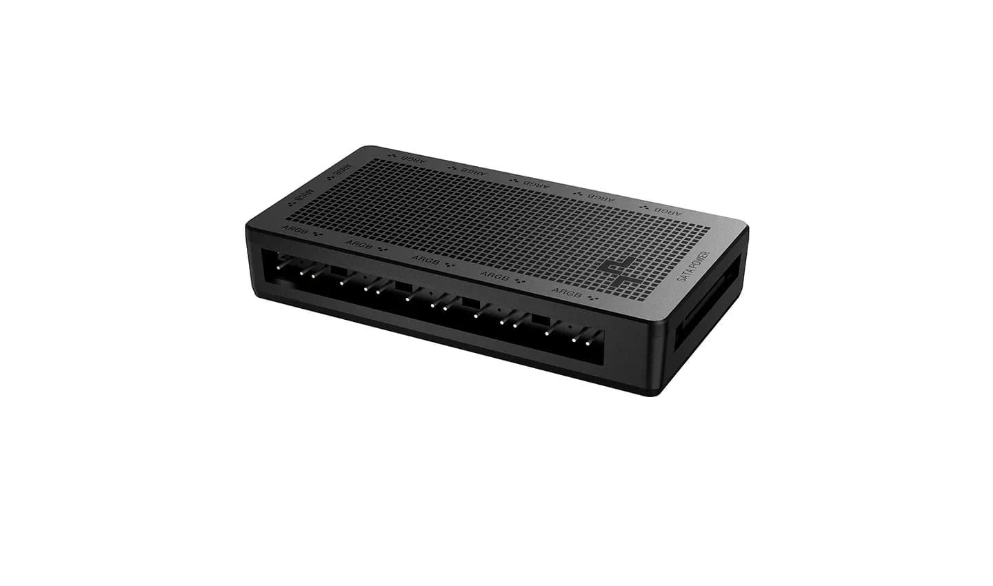 DeepCool SC700 12-porttinen ARGB -hubi, musta
