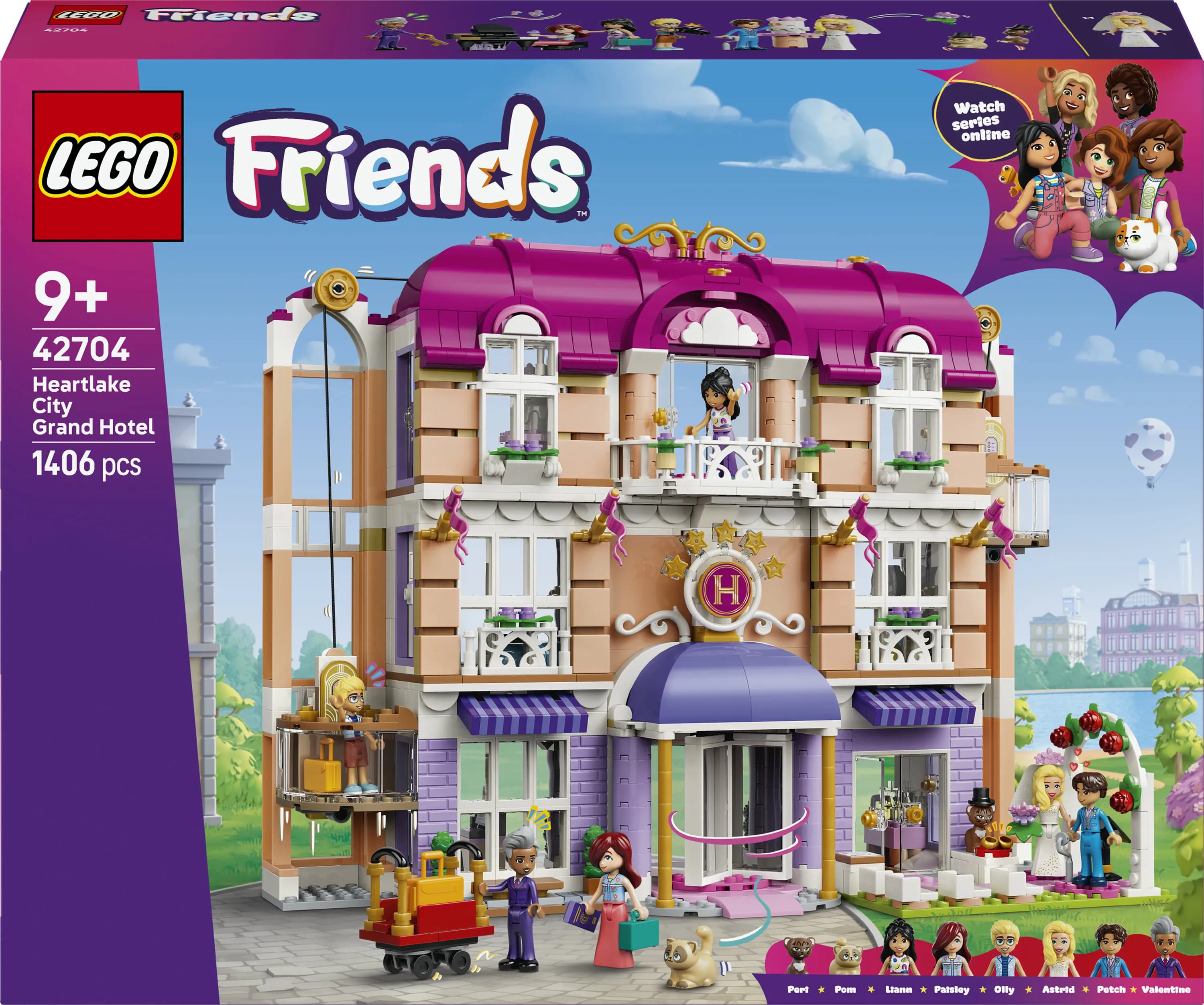 LEGO Friends Heartlake Cityn suuri hotelli 42704