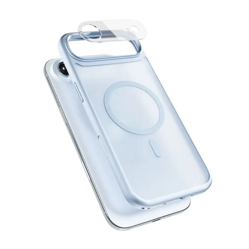 Epico HeroMatte Pro Mag+ Case | iPhone Air | Sky Blue | Qi2  &  MagSafe Compatible | full ring  &  crossbody ready  &  camera island protector – EPICO