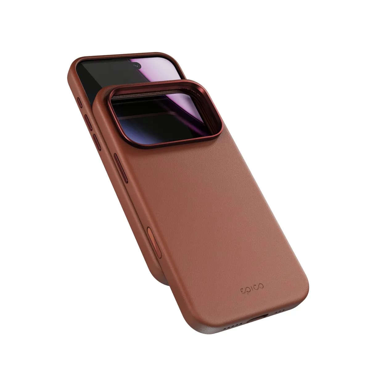 Epico Leather Pro Mag+, iPhone 17 Pro Max -suojakuori, ruskea – EPICO