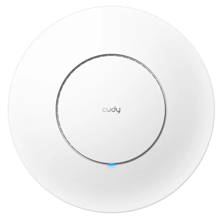 Cudy AP11000 -reititin, Wi-Fi 7, BE11000, Tri-band, 10G SFP+ -portilla, valkoinen
