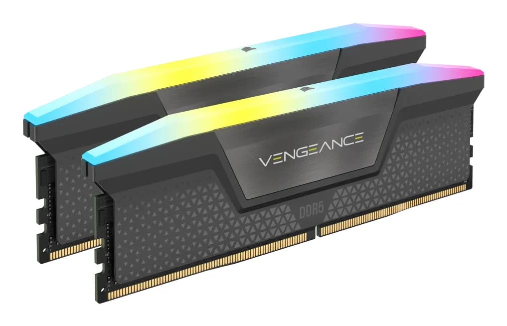 Corsair Vengeance RGB 16 Gt (2 x 8 Gt) DDR5 6000 MHz, CL36 -muisti (XMP/EXPO) – Corsair