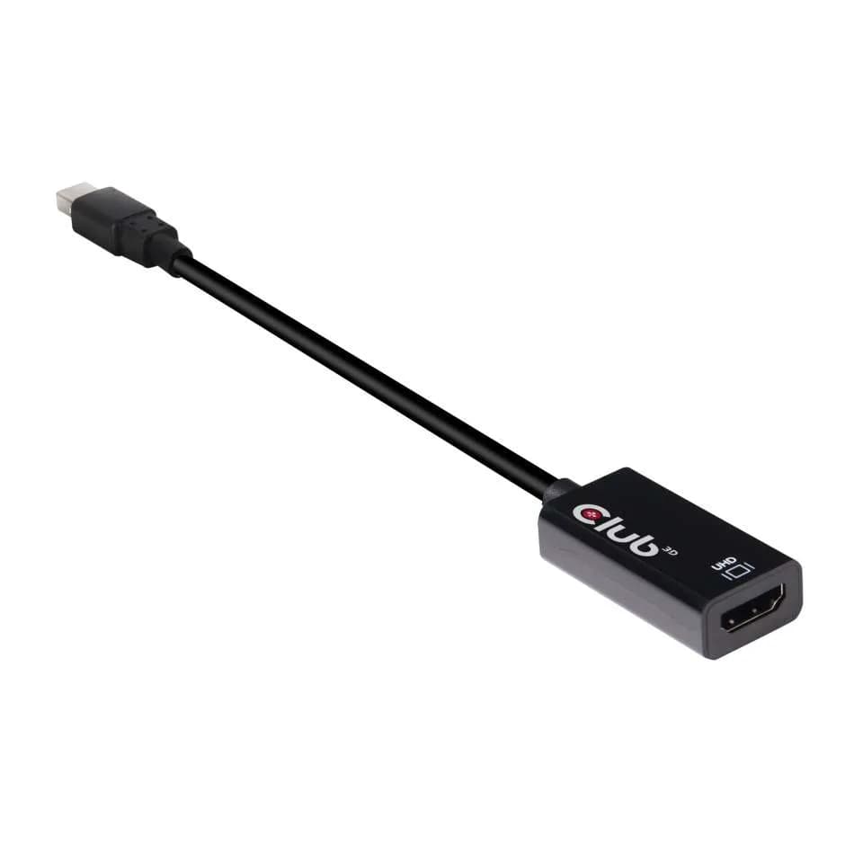 Club 3D  mini DisplayPort – HDMI 1.4 -kaapeli, 0,165 m, Musta – Club 3D