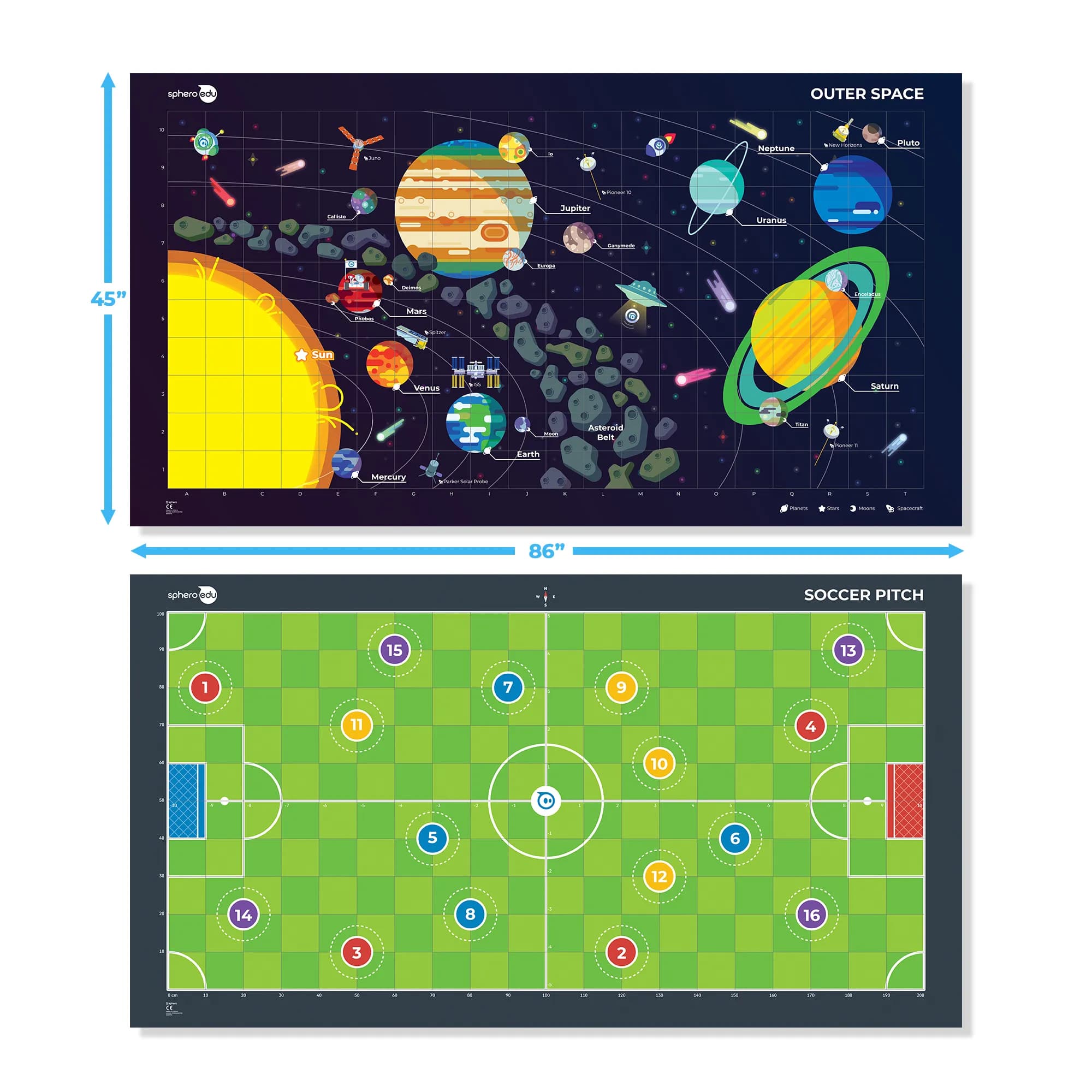 Sphero Code Mat Space/Soccer – Sphero