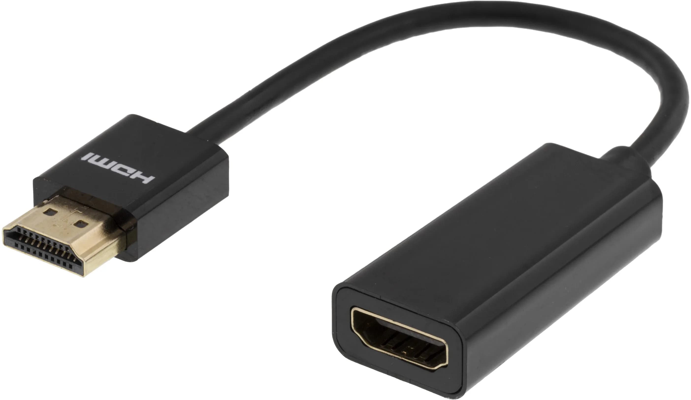 Deltaco  HDMI – HDMI -adapteri, Musta