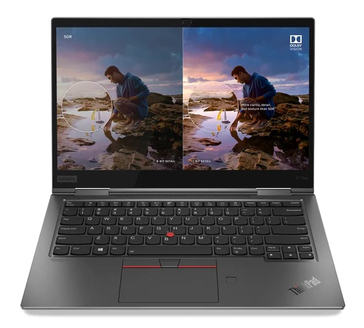 Lenovo X1 Yoga G5. 14", i5-10300U, 16 Gt RAM, 512 Gt SSD, Win 11 Pro -kannettava  (Refurbished: A)