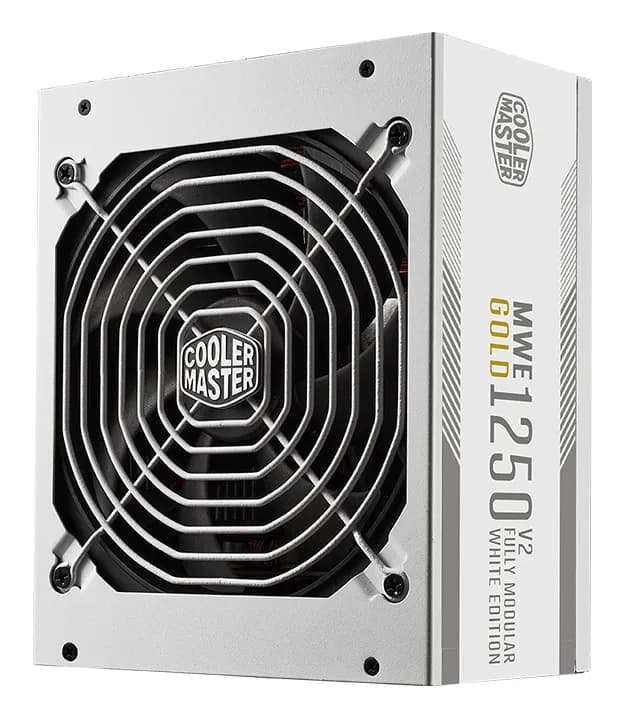 Cooler Master MWE Gold V2 ATX 3.1 White Edition 1250W -virtalähde, 80 Plus Gold – Cooler Master