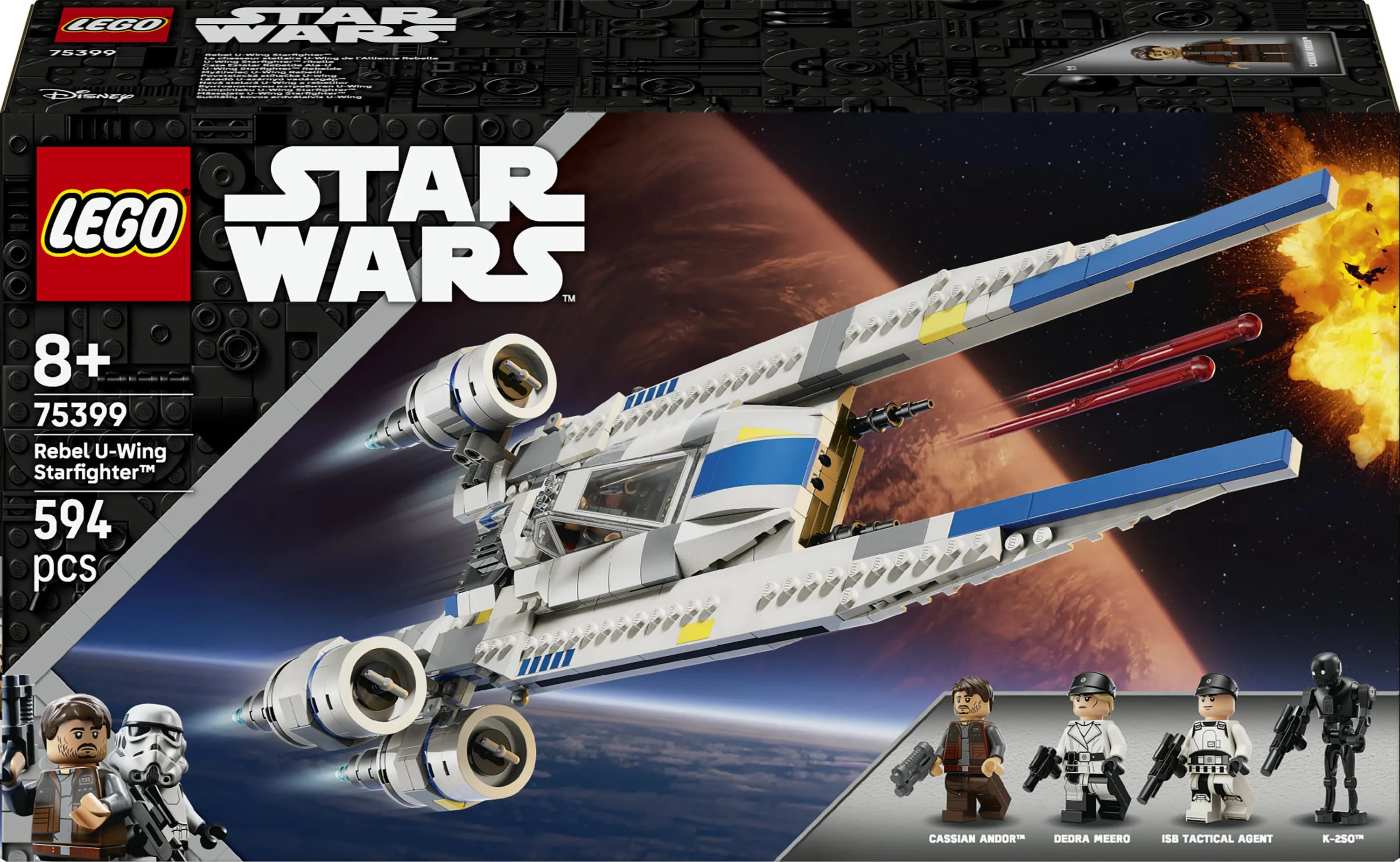 LEGO Star Wars Kapinallisten U-Wing-tähtihävittäjä 75399 – LEGO