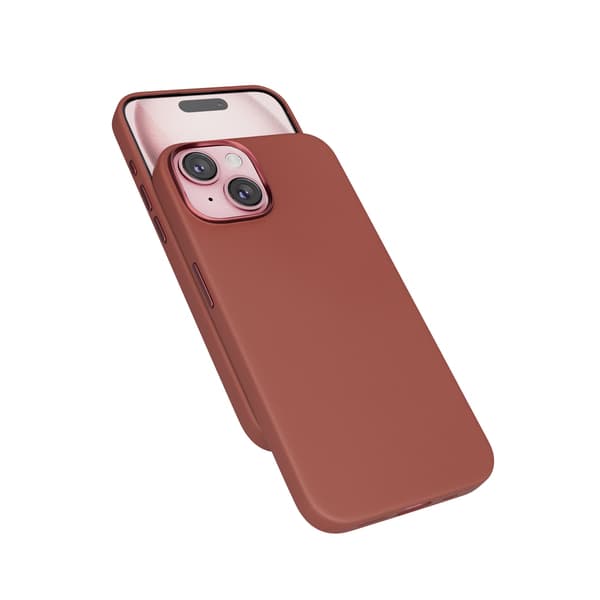 Epico Mag+ Leather Case, iPhone 15 Plus -suojakuori, Ruskea – EPICO