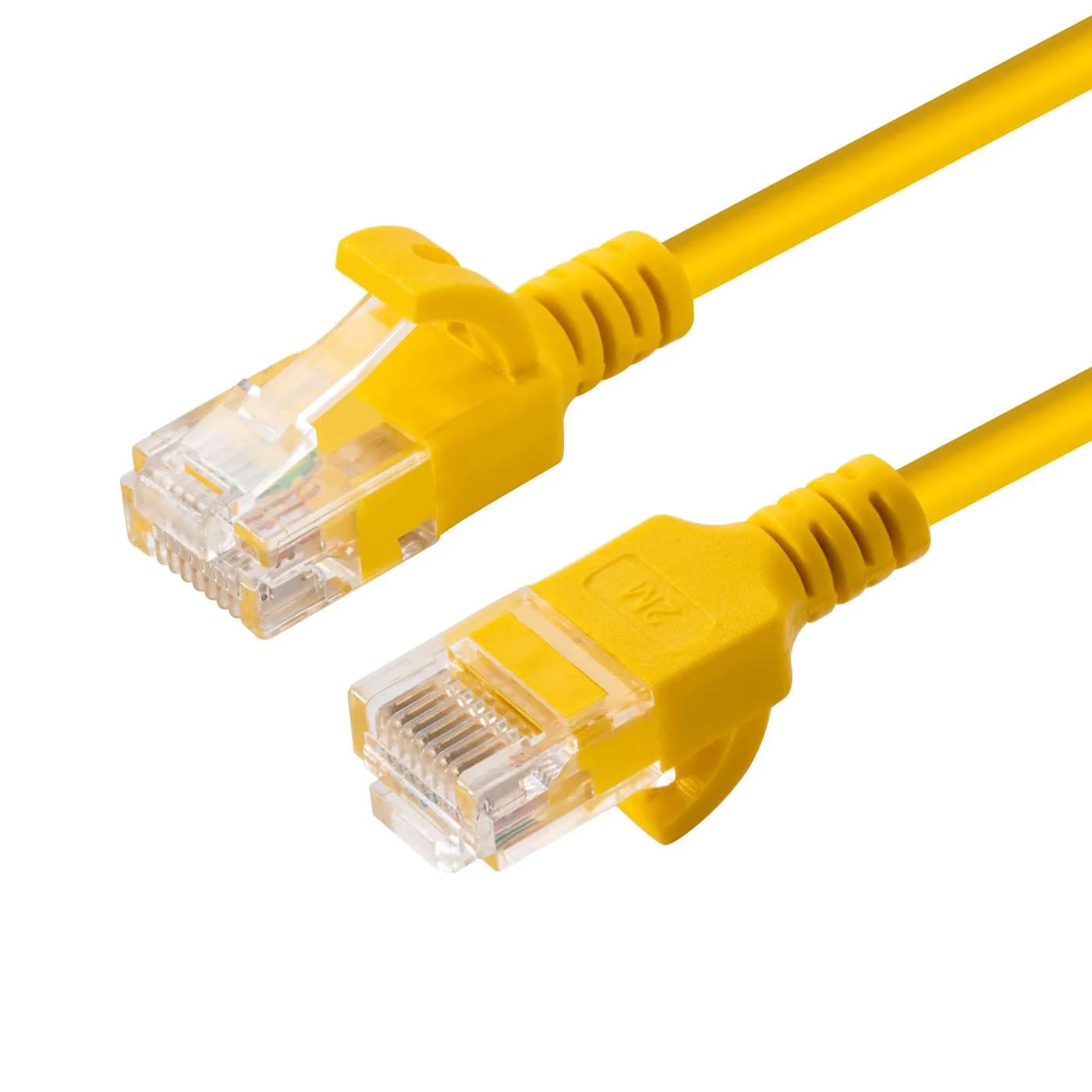 MicroConnect Cat6a U/UTP RJ45 1m -verkkokaapeli, keltainen