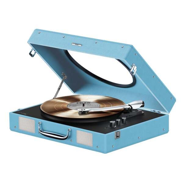 MIXX Vinyl Record Player Revival 65 Stereo Blue – MIXX
