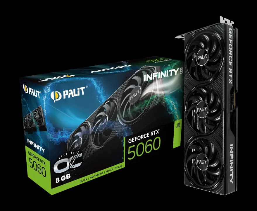 Palit GeForce RTX 5060 Infinity 3 8 Gt OC -näytönohjain – PALIT