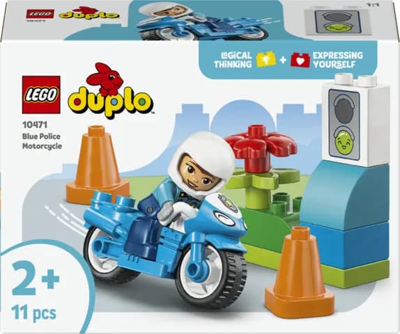 LEGO DUPLO Town Sininen poliisimoottoripyörä 10471 – LEGO