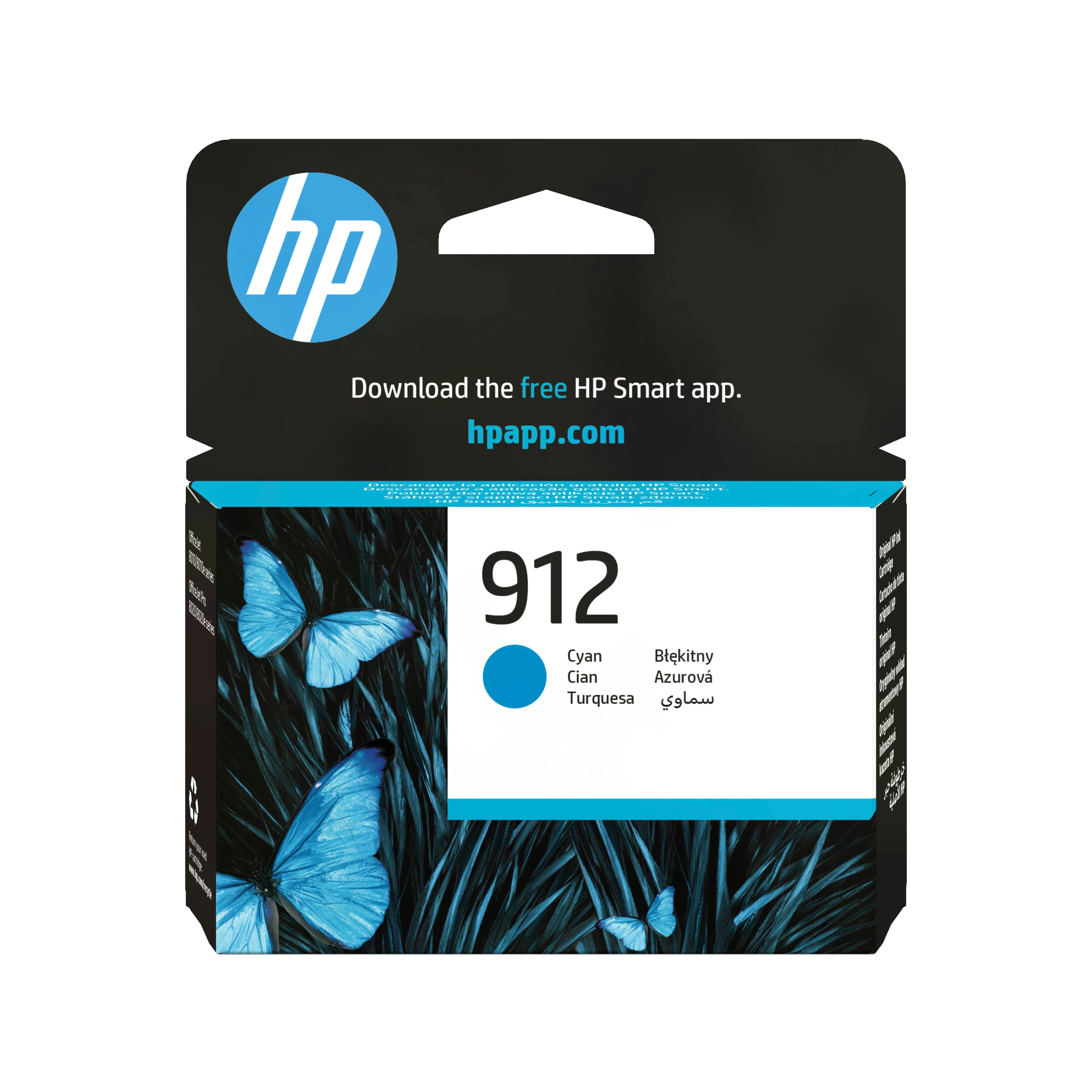 HP 912 -mustekasetti, 2.9 ml, syaani – HP INC