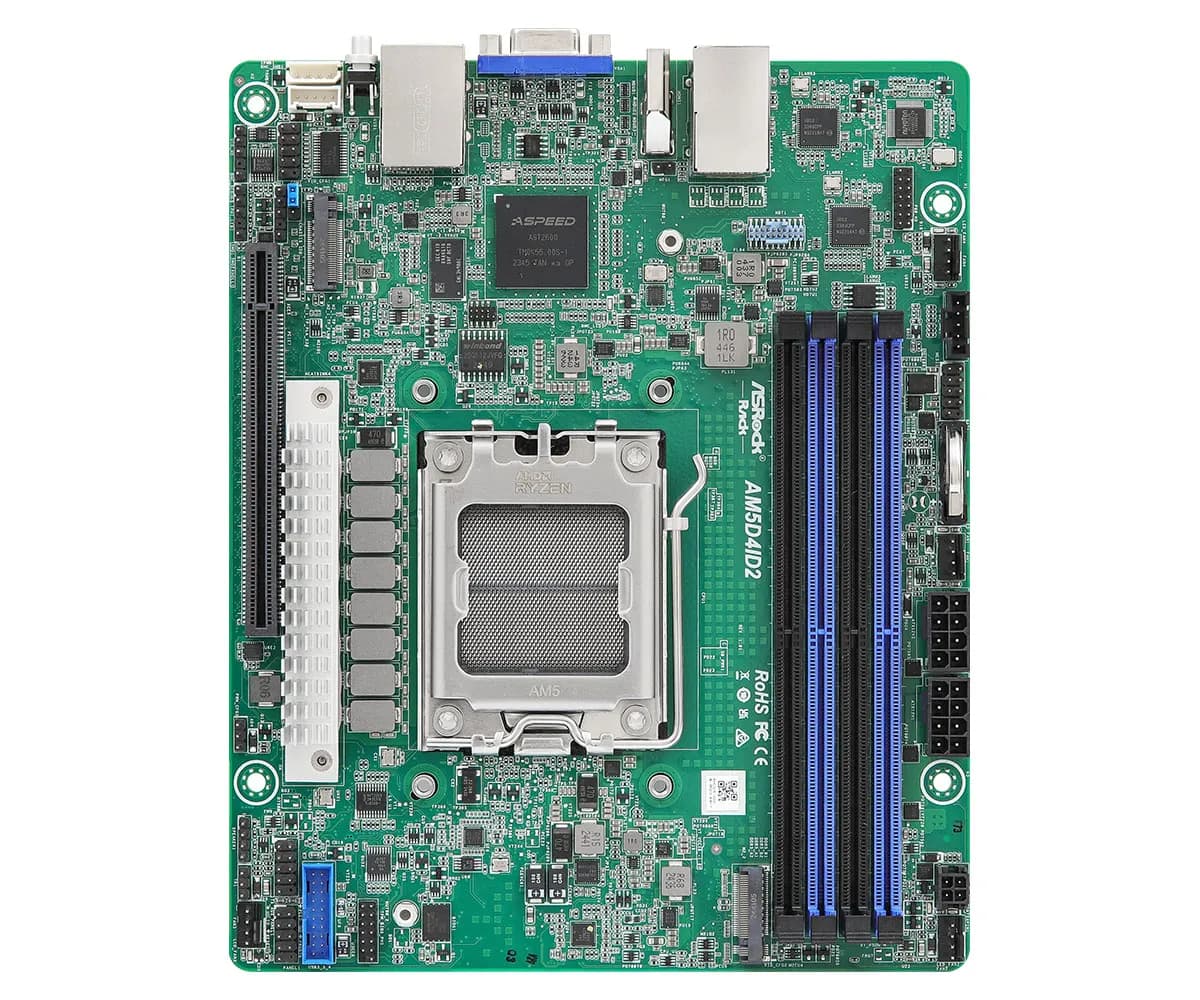 ASRock Rack AM5D4ID2 X600 AM5 Deep Mini-ITX-emolevy