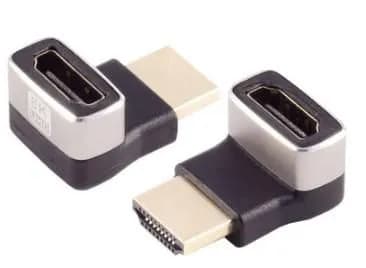 MicroConnect HDMI 8K 90° ylöspäin kulmaliitin F-M, 8K 60Hz / 4K 120Hz – Microconnect