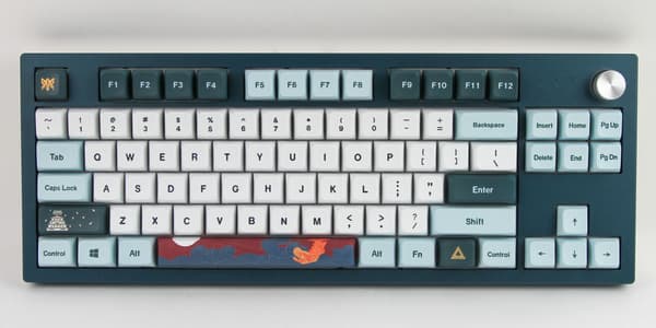 Montech MKey TKL Freedom MK87 -mekaaninen pelinäppäimistö, Gateron G Pro 2.0, tummanharmaa / viininpunainen – MONTECH
