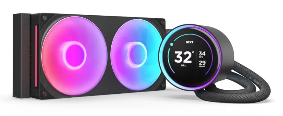 NZXT Kraken Elite 240mm RGB -nestejäähdytin, musta