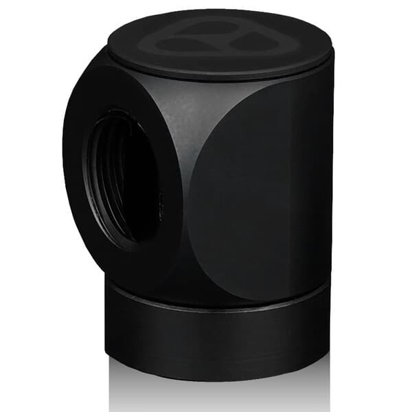 Thermal Grizzly DeltaMate Rotary FF90° G1/4 -vesijäähdytysliitin, mattamusta – Thermal Grizzly