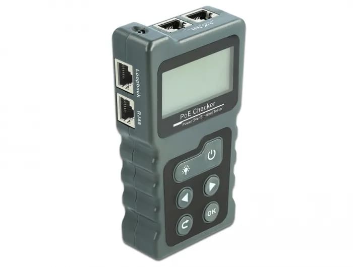 Delock LCD Cable Tester RJ45 / PoE / DC – Delock