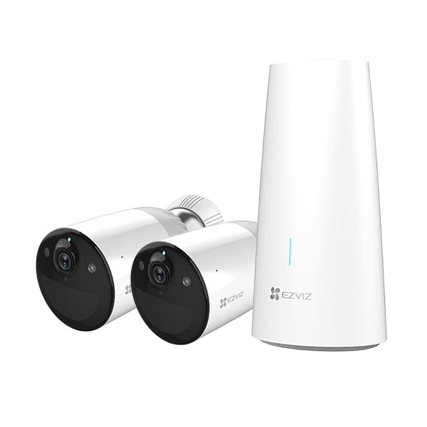 Ezviz BC1 Duo Pack -kamerapaketti, tukiasema ja kaksi ladattavaa kameraa – EZVIZ