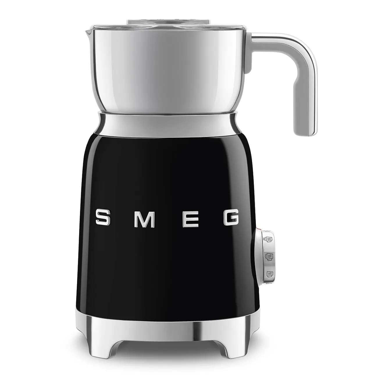 SMEG 50s Style MFF11BLEU -maidonvaahdotin, Musta, 0,6 litraa, 500 wattia