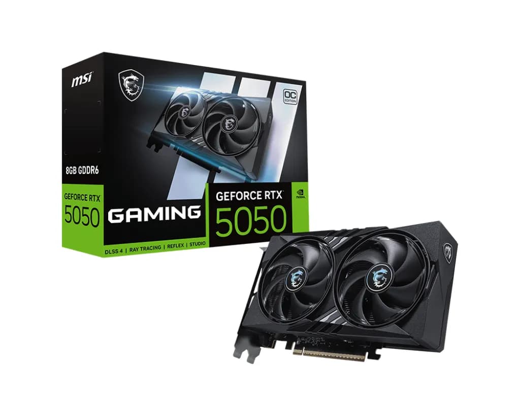 MSI GeForce RTX 5050 Gaming OC 8 Gt -näytönohjain – MSI