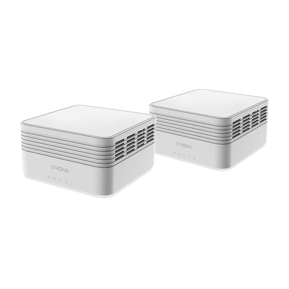 STRONG MESH3000-2 -mesh WiFi -järjestelmä, Wi-Fi 6, AX3000, Dual-band, 2 kpl, valkoinen