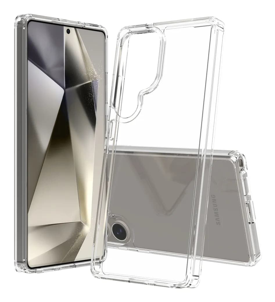 Screenor Bumper, Galaxy S25 Ultra -suojakuori, Läpinäkyvä