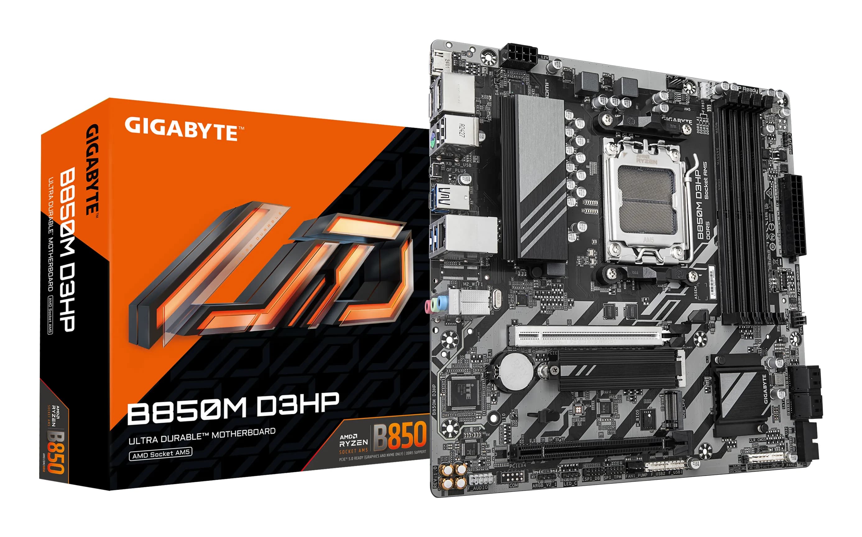 Gigabyte B850M D3HP AM5 mATX -emolevy – Gigabyte