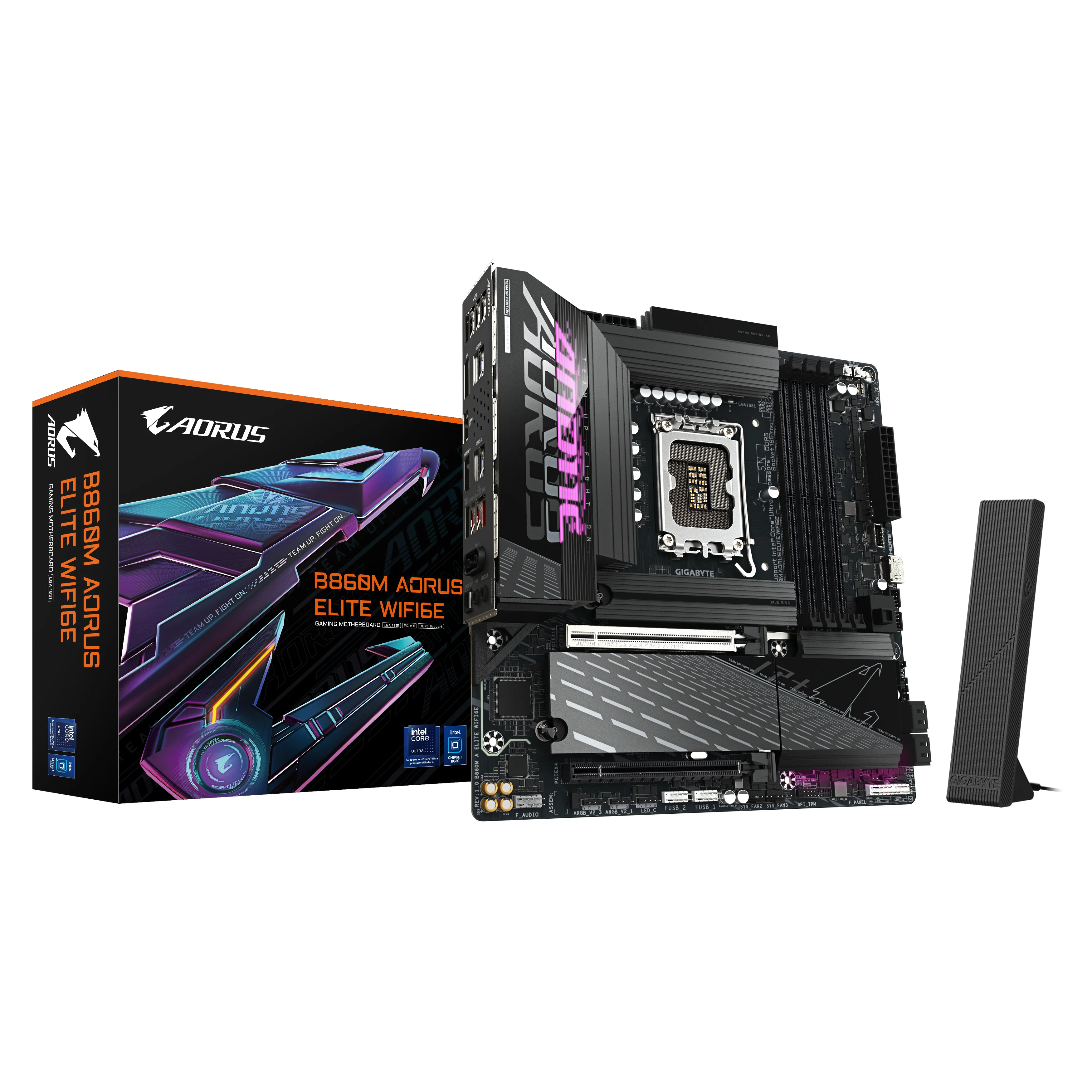 Gigabyte B860M AORUS ELITE WIFI6E LGA1851 mATX -emolevy