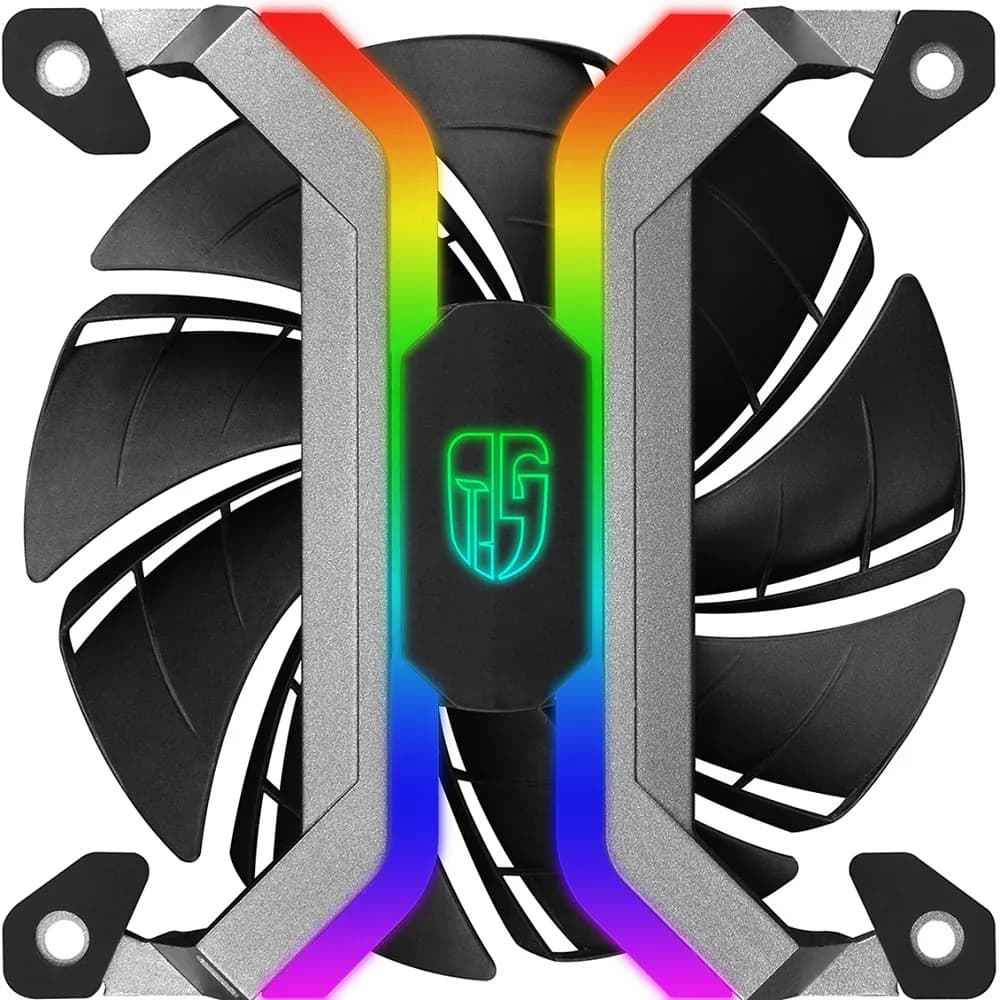 DEEPCOOL MF 120 kehyksetön RGB -kotelotuuletin, 3 kpl, 120 mm, alumiini
