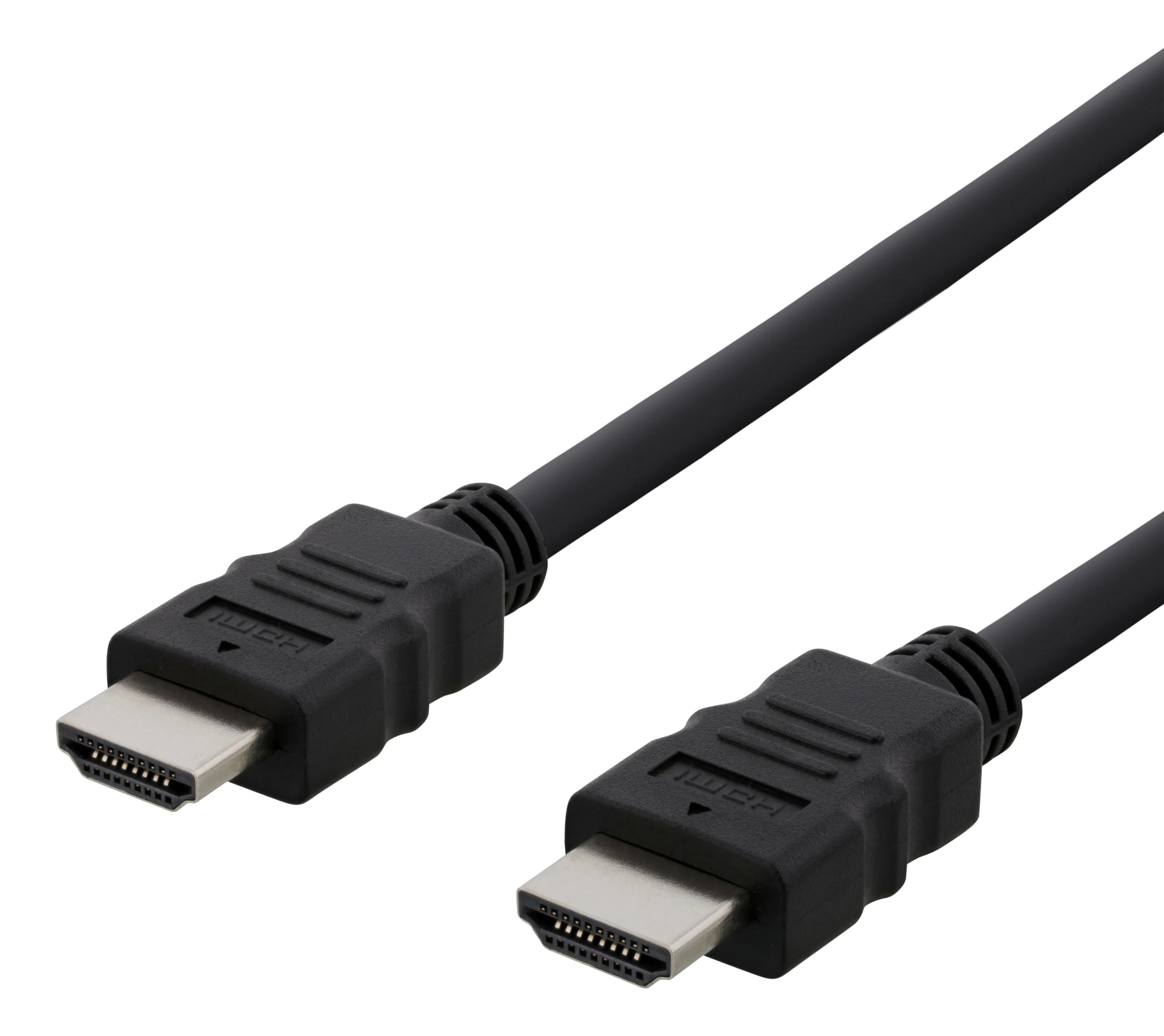 Deltaco HDMI-905 HDMI 2.0 -kaapeli, jossa Ethernet, 0,5 m, musta